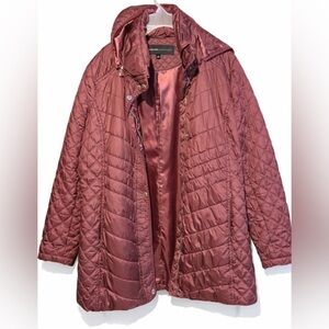 Marc New York Women's Quilted Puffer Jacket in Mauve